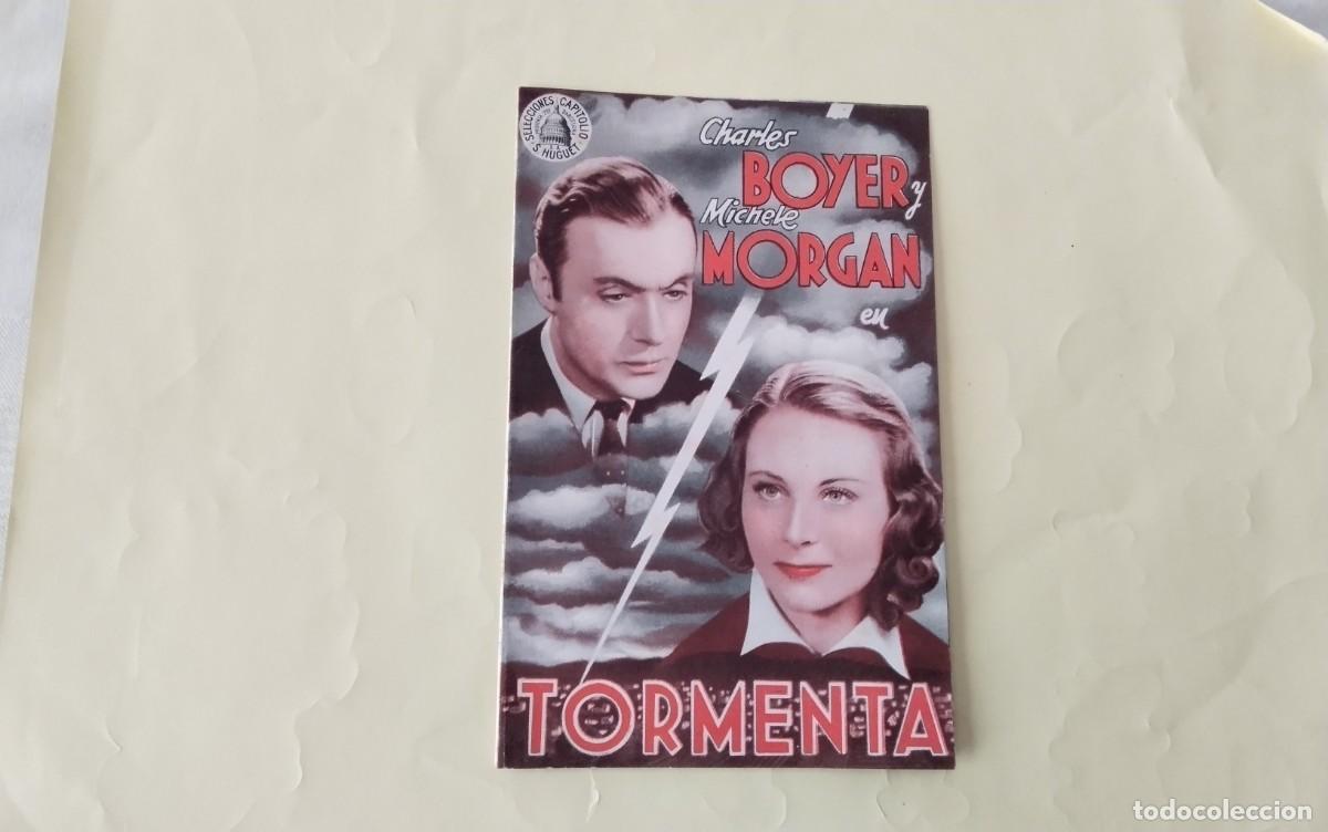 Cine: PROGRAMA DE MANO DOBLE DE LA PELICULA &rdquo; TORMENTA &rdquo; - Foto 1