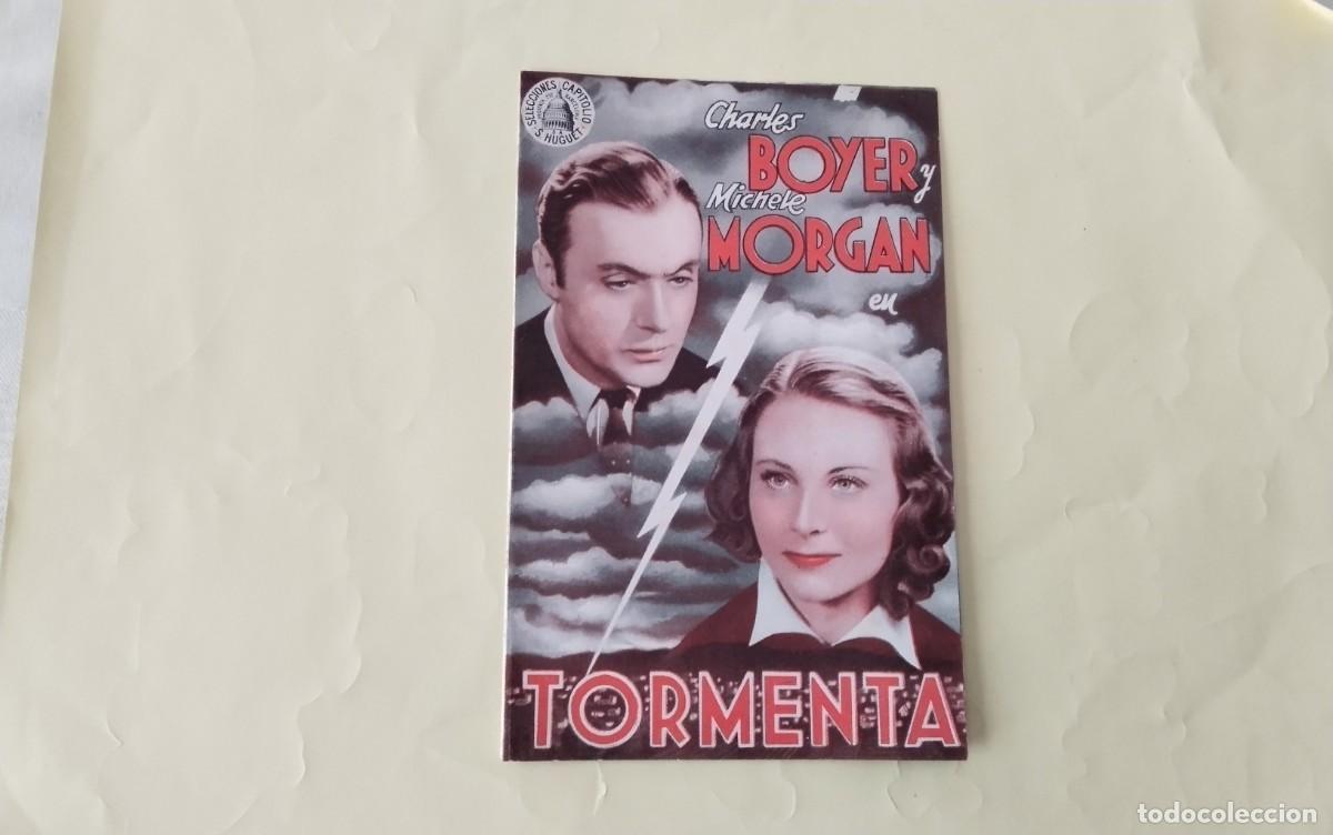 Cine: PROGRAMA DE MANO DOBLE DE LA PELICULA &rdquo; TORMENTA &rdquo; - Foto 2