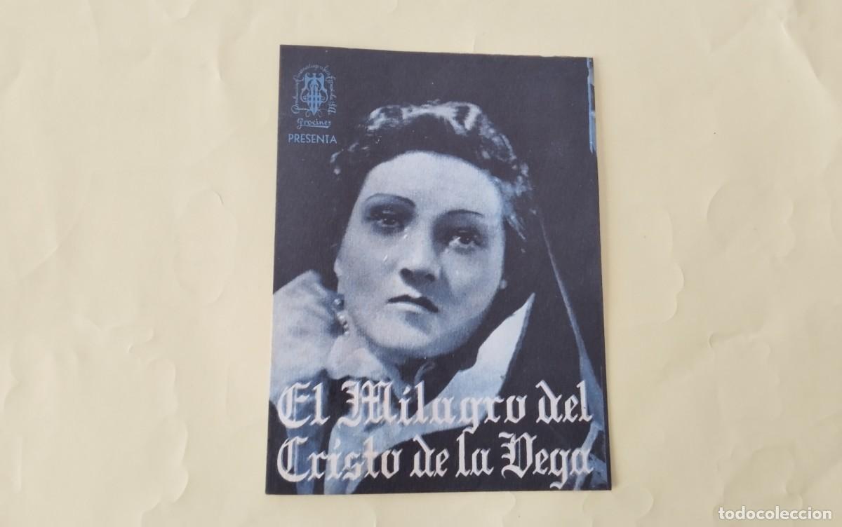 Cine: PROGRAMA DE MANO DOBLE DE LA PELICULA &rdquo; EL MILAGRO DEL CRISTO DE LA VEGA&rdquo; - Foto 2