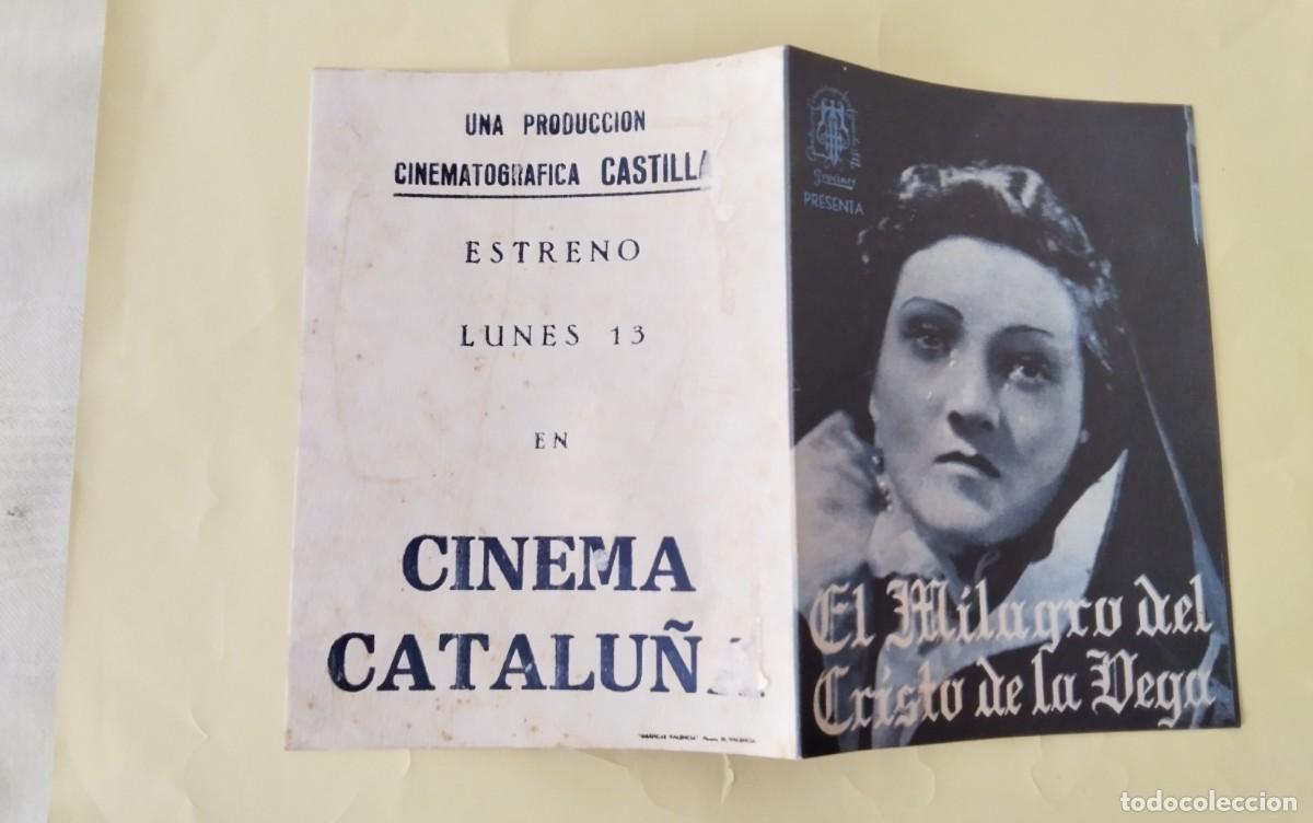 Cine: PROGRAMA DE MANO DOBLE DE LA PELICULA &rdquo; EL MILAGRO DEL CRISTO DE LA VEGA&rdquo; - Foto 5