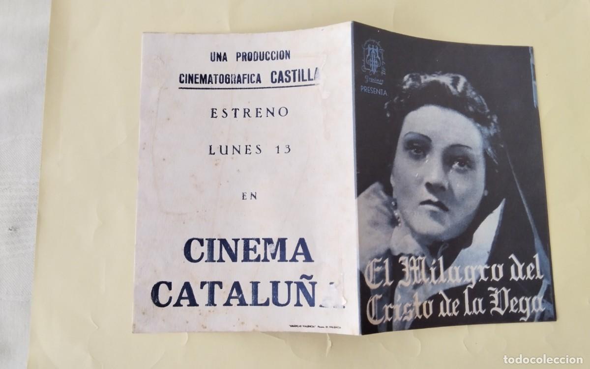 Cine: PROGRAMA DE MANO DOBLE DE LA PELICULA &rdquo; EL MILAGRO DEL CRISTO DE LA VEGA&rdquo; - Foto 6