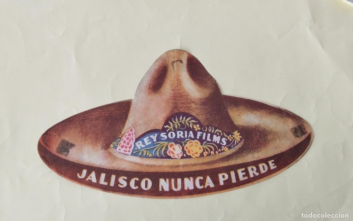 Cine: PROGRAMA DE MANO TROQUELADO DE LA PELICULA &rdquo; JALISCO NUNCA PIERDE&rdquo; - Foto 2