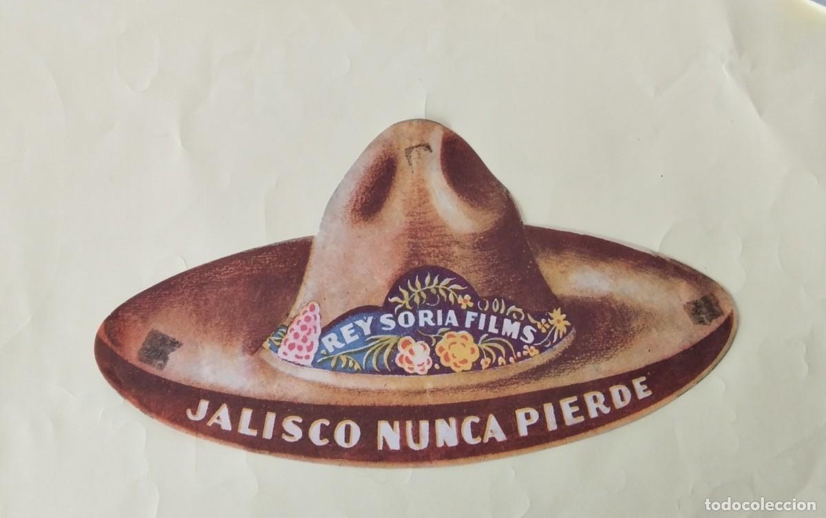Cine: PROGRAMA DE MANO TROQUELADO DE LA PELICULA &rdquo; JALISCO NUNCA PIERDE&rdquo; - Foto 3