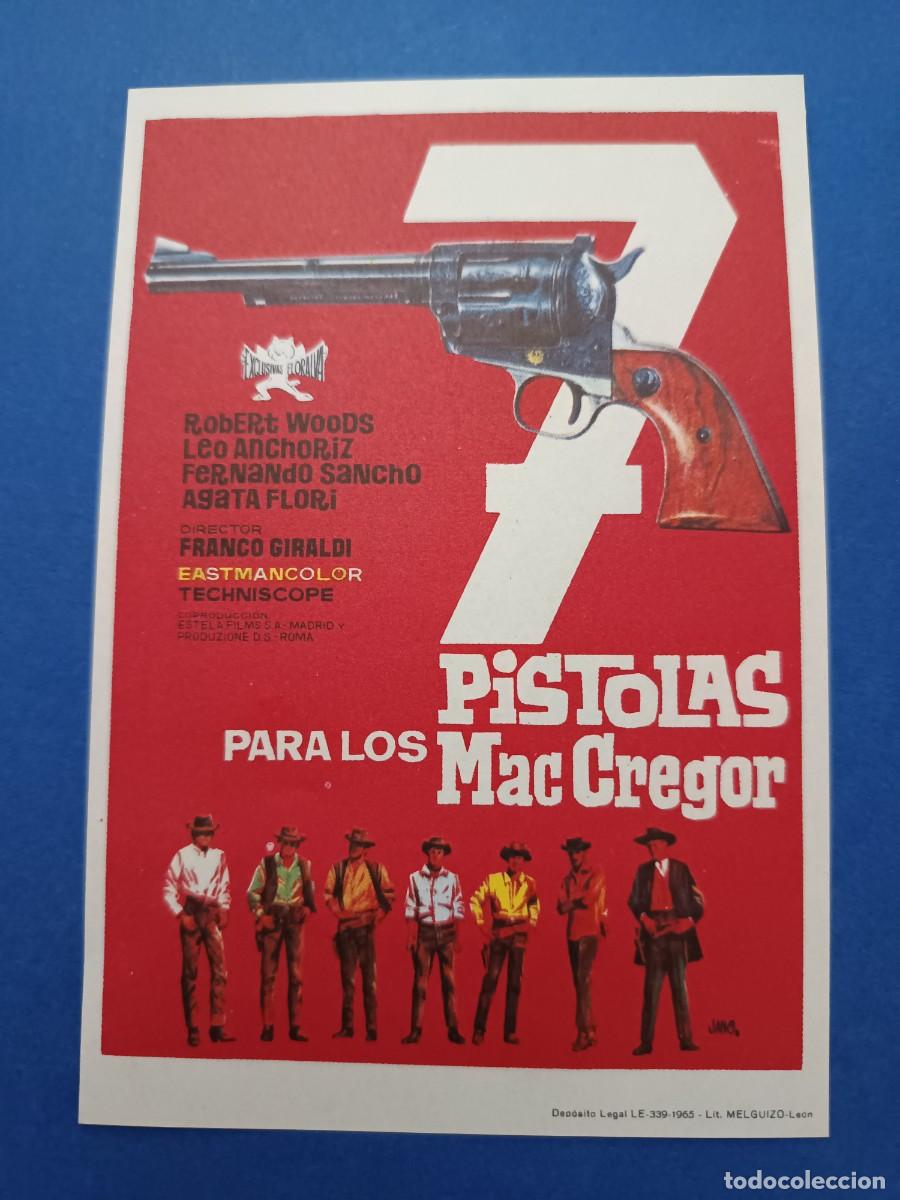 Cine: PROGRAMA DE CINE 7 PISTOLAS PARA LOS MACGREGOR ROBERT WOODS - Foto 1