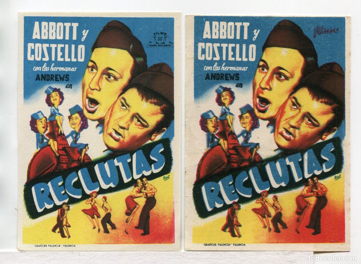 Cine: RECLUTAS. con BUD ABBOTT y LOU COSTELLO. - Foto 1