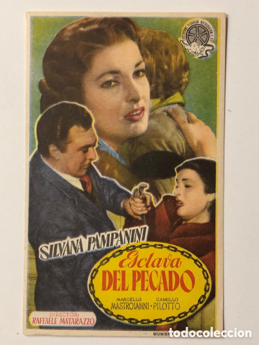 Cine: Programa esclava del pecado Silvana Pampanini A24 - Foto 1