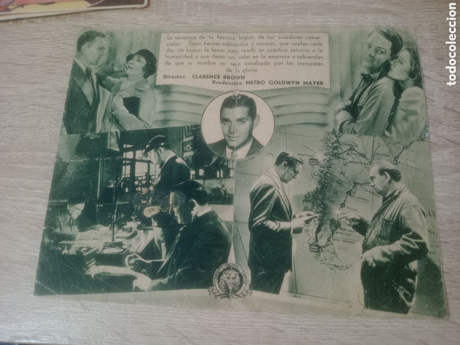 Cine: VUELO NOCTURNO, PROGRAMA DOBLE METRO. CLARK GABLE - Foto 2