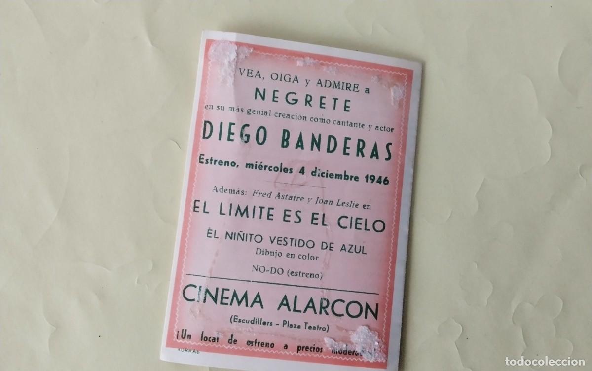 Cine: PROGRAMA DE MANO DOBLE DE LA PELICULA &rdquo; DIEGO BANDERAS&rdquo; - Foto 5