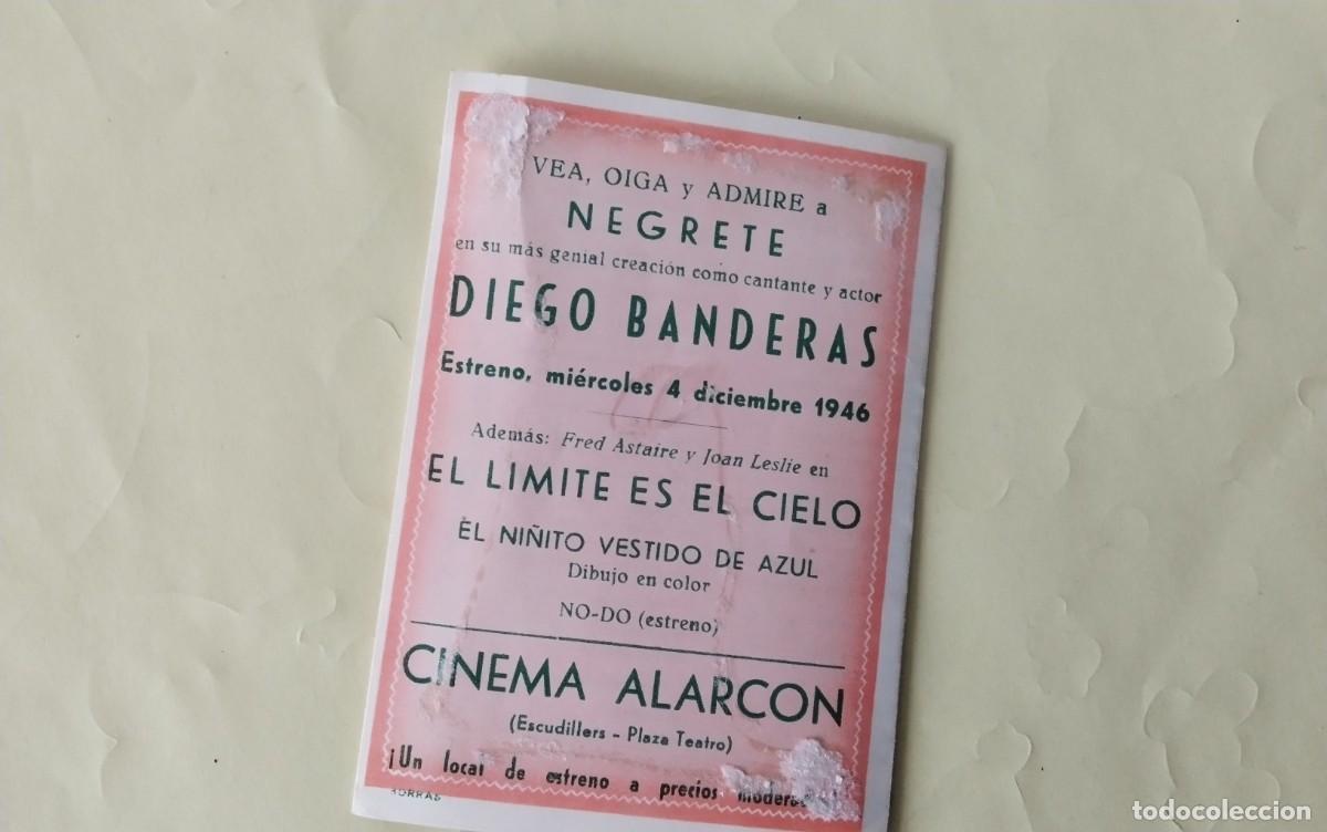 Cine: PROGRAMA DE MANO DOBLE DE LA PELICULA &rdquo; DIEGO BANDERAS&rdquo; - Foto 6