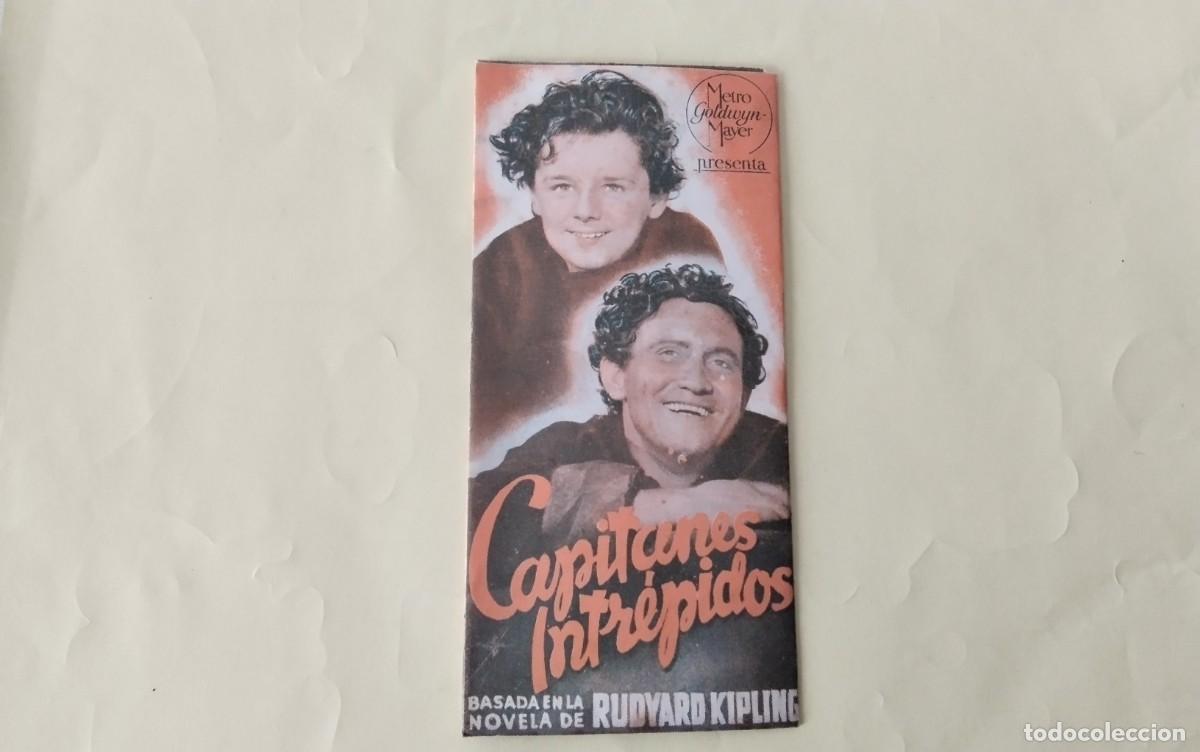 Cine: PROGRAMA DE MANO DOBLE DE LA PELICULA &rdquo; CAPITANES INTREPIDOS&rdquo; - Foto 2