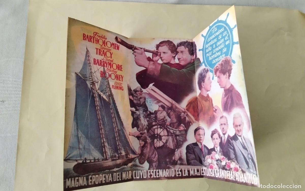 Cine: PROGRAMA DE MANO DOBLE DE LA PELICULA &rdquo; CAPITANES INTREPIDOS&rdquo; - Foto 3