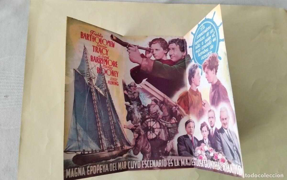 Cine: PROGRAMA DE MANO DOBLE DE LA PELICULA &rdquo; CAPITANES INTREPIDOS&rdquo; - Foto 4
