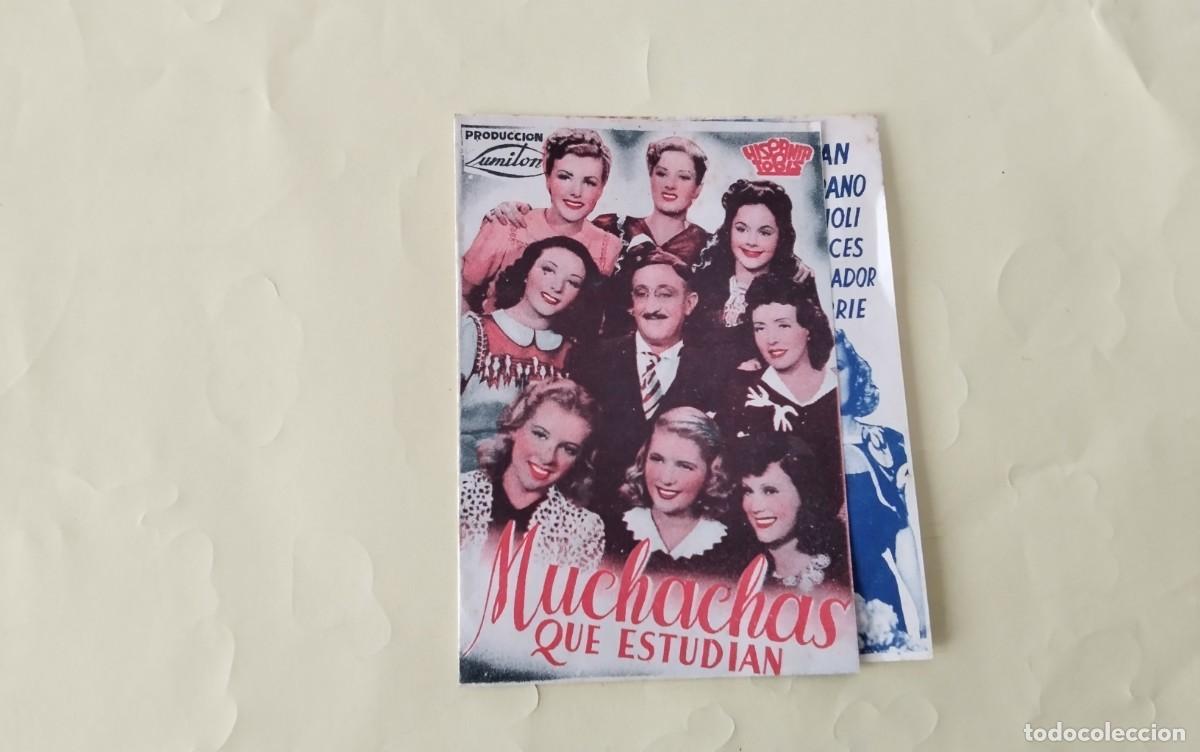 Cine: PROGRAMA DE MANO DOBLE DE LA PELICULA &rdquo; MUCHACHAS QUE ESTUDIAN &rdquo; - Foto 1