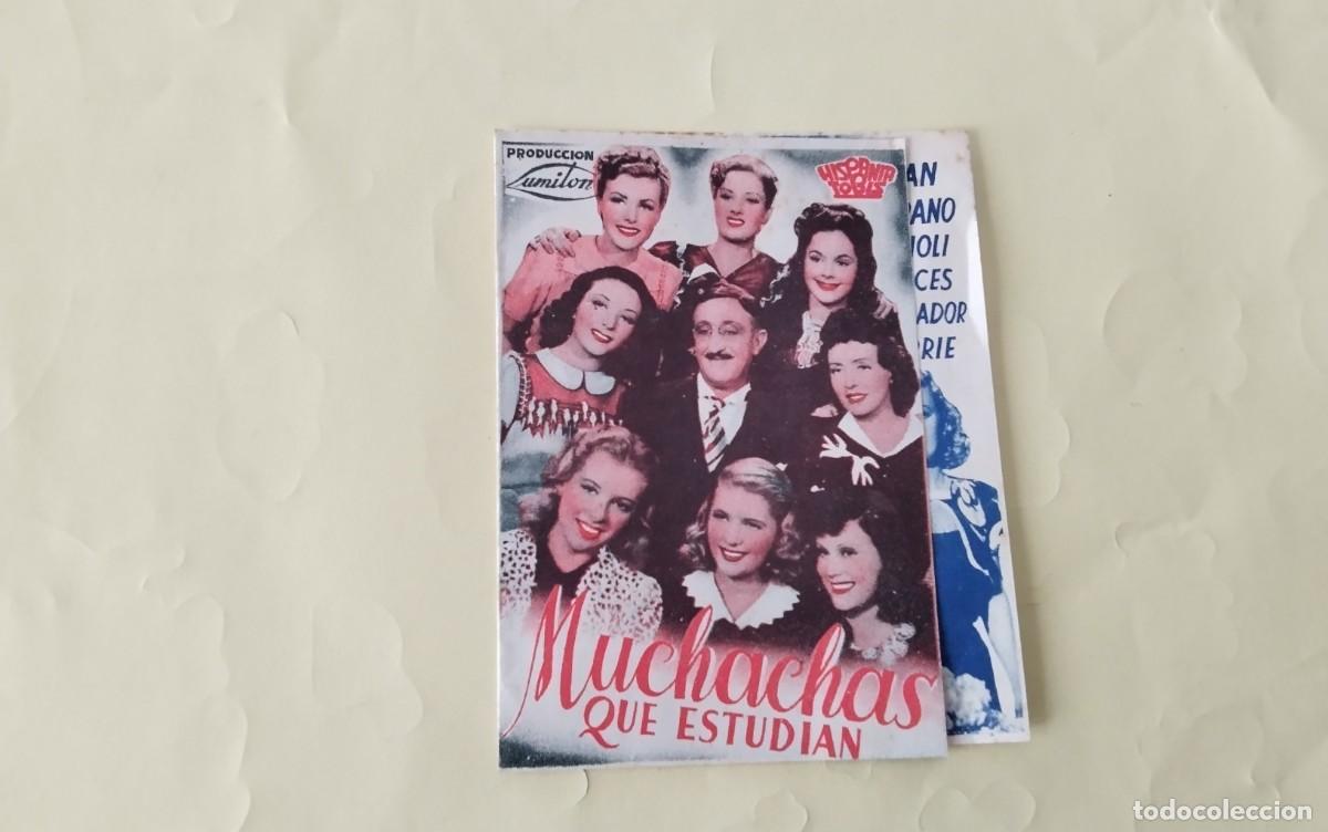 Cine: PROGRAMA DE MANO DOBLE DE LA PELICULA &rdquo; MUCHACHAS QUE ESTUDIAN &rdquo; - Foto 2