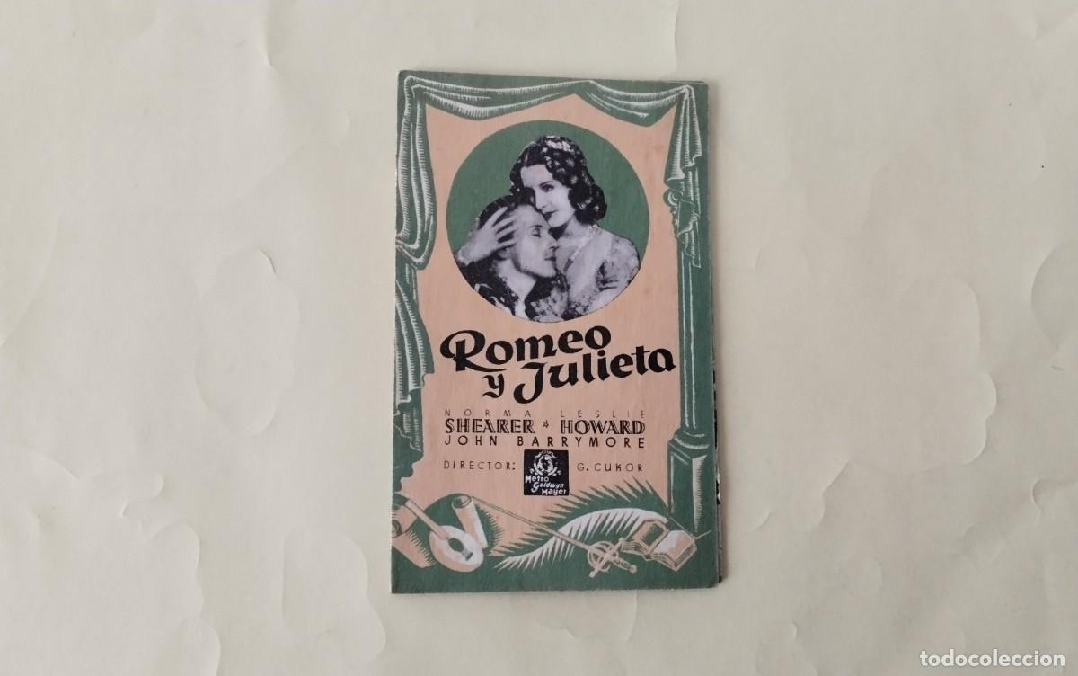 Cine: PROGRAMA DE MANO DOBLE DE LA PELICULA &rdquo; ROMEO Y JULIETA&rdquo; - Foto 1