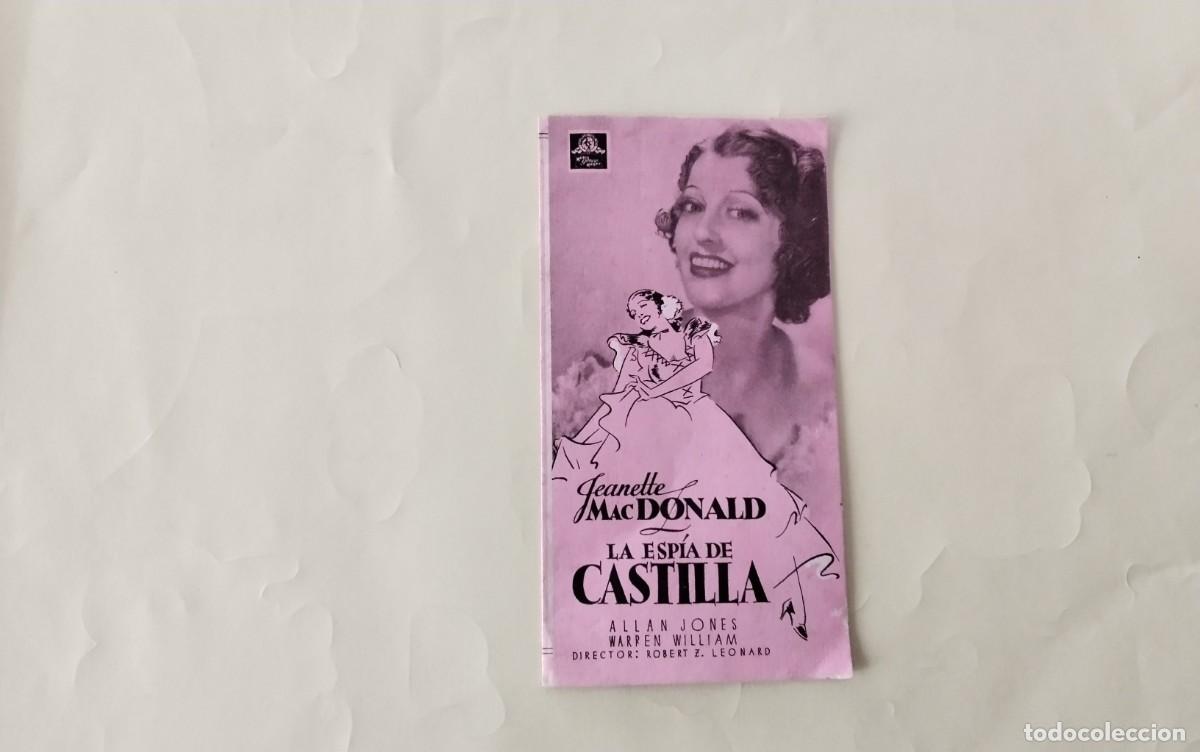 Cine: PROGRAMA DE MANO DOBLE DE CINE DE LA PELICULA &rdquo;LA ESPIA DE CASTILLA&rdquo; - Foto 2