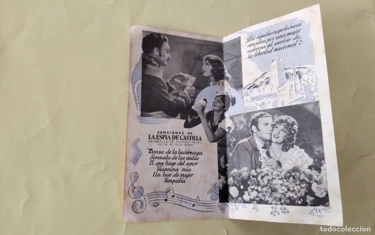 Cine: PROGRAMA DE MANO DOBLE DE CINE DE LA PELICULA &rdquo;LA ESPIA DE CASTILLA&rdquo; - Foto 4