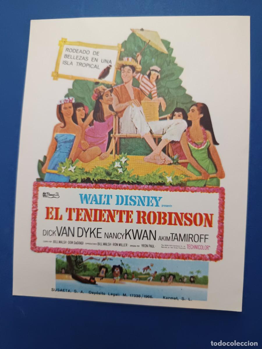 Cine: PROGRAMA DE CINE EL TENIENTE ROBINSON DICK VAN DYKE WALT DISNEY - Foto 1