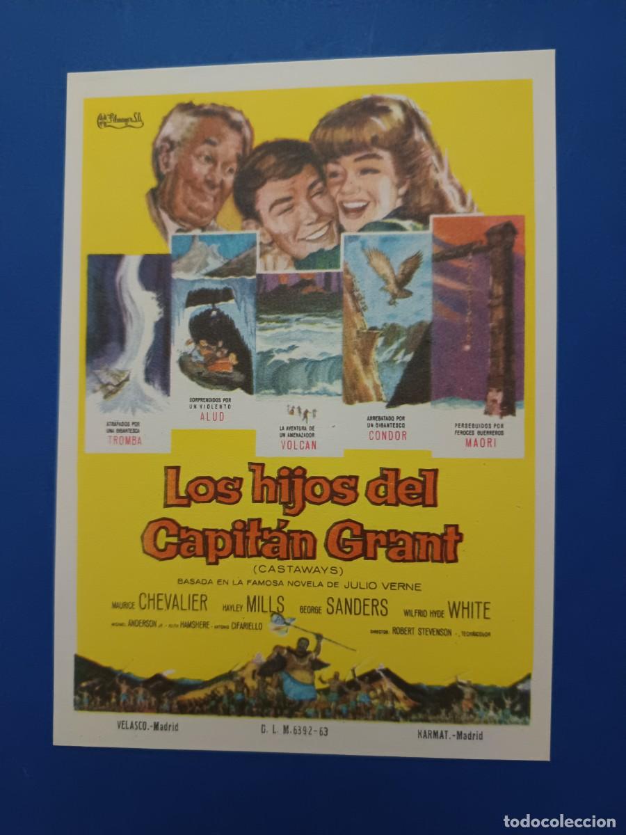 Cine: PROGRAMA DE CINE LOS HIJOS DEL CAPITAN GRANT MAURICE CHEVALIER - Foto 1