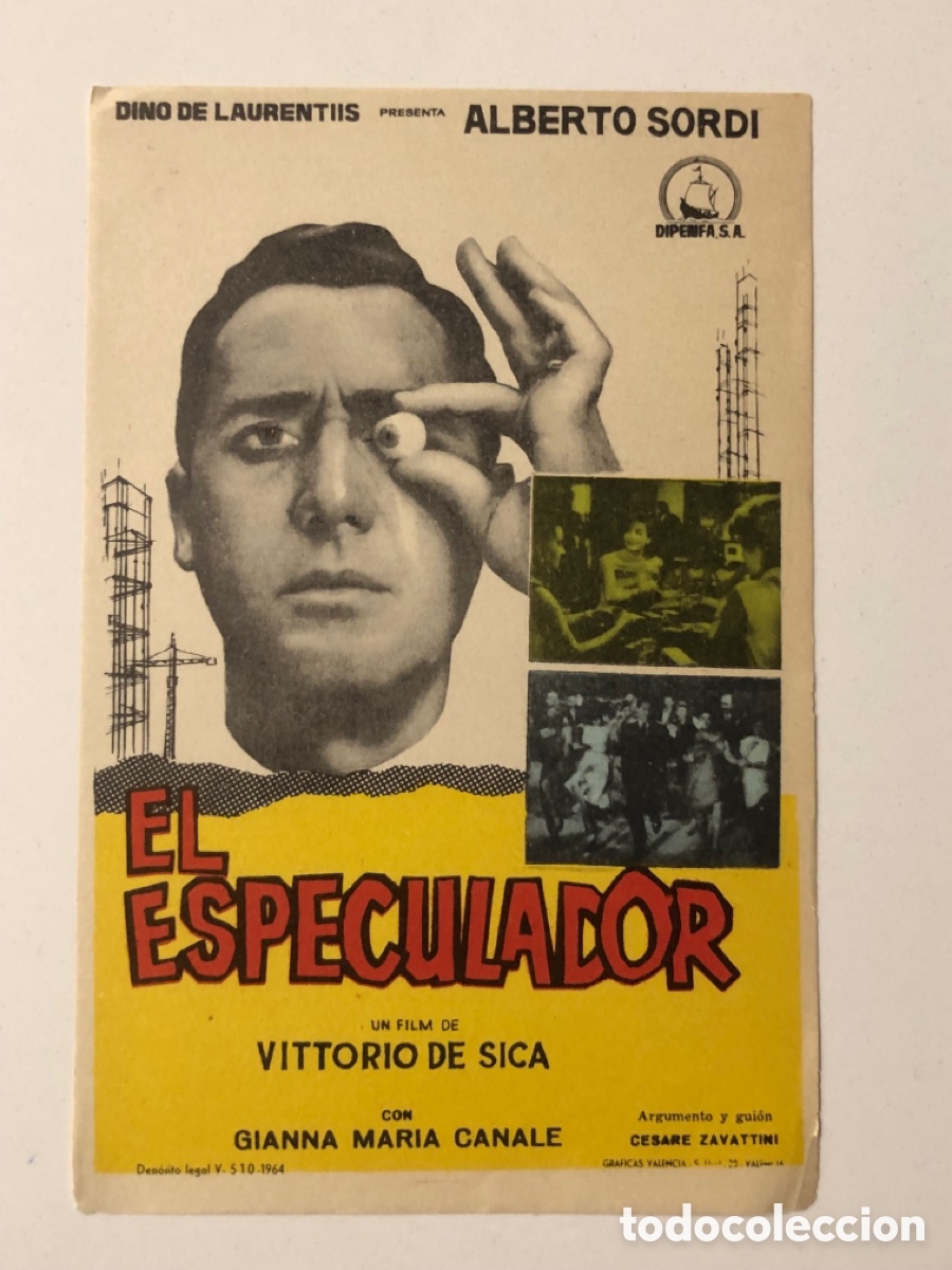 Cine: Programa el especulador Alberto sordi A24 - Foto 1
