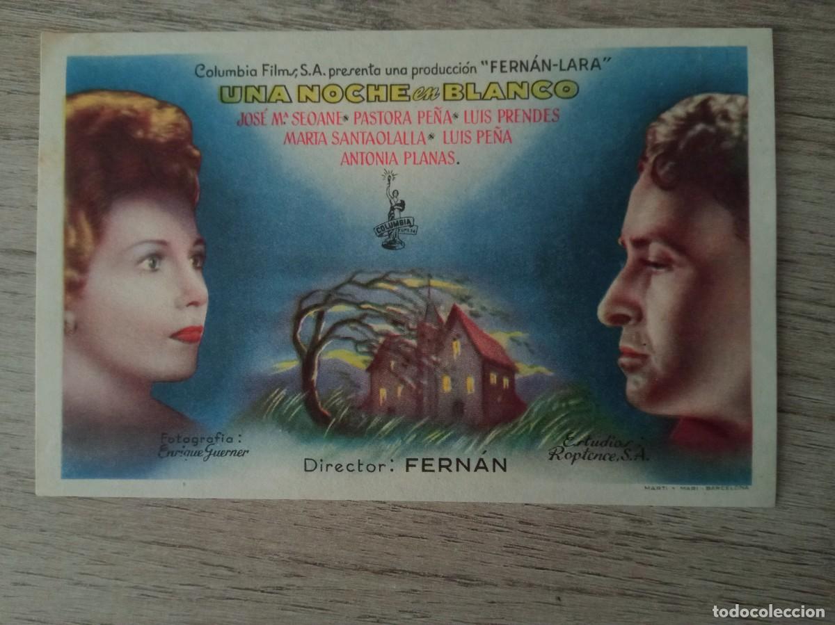 Cine: UNA NOCHE EN BLANCO, JOS&Eacute; M&ordf; SEOANE - Foto 1