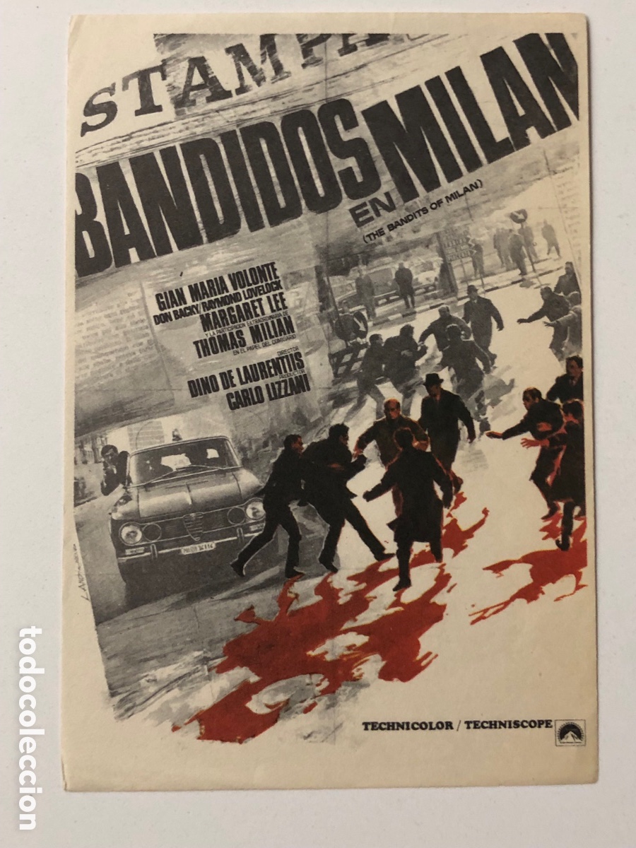 Cine: Programa bandidos en Mil&aacute;n Gian Mar&iacute;a volonte A24 - Foto 1