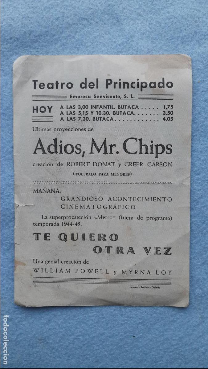 Cine: Adi&oacute;s Mr. Chips! Robert Donat. Greer Garson. - Foto 2