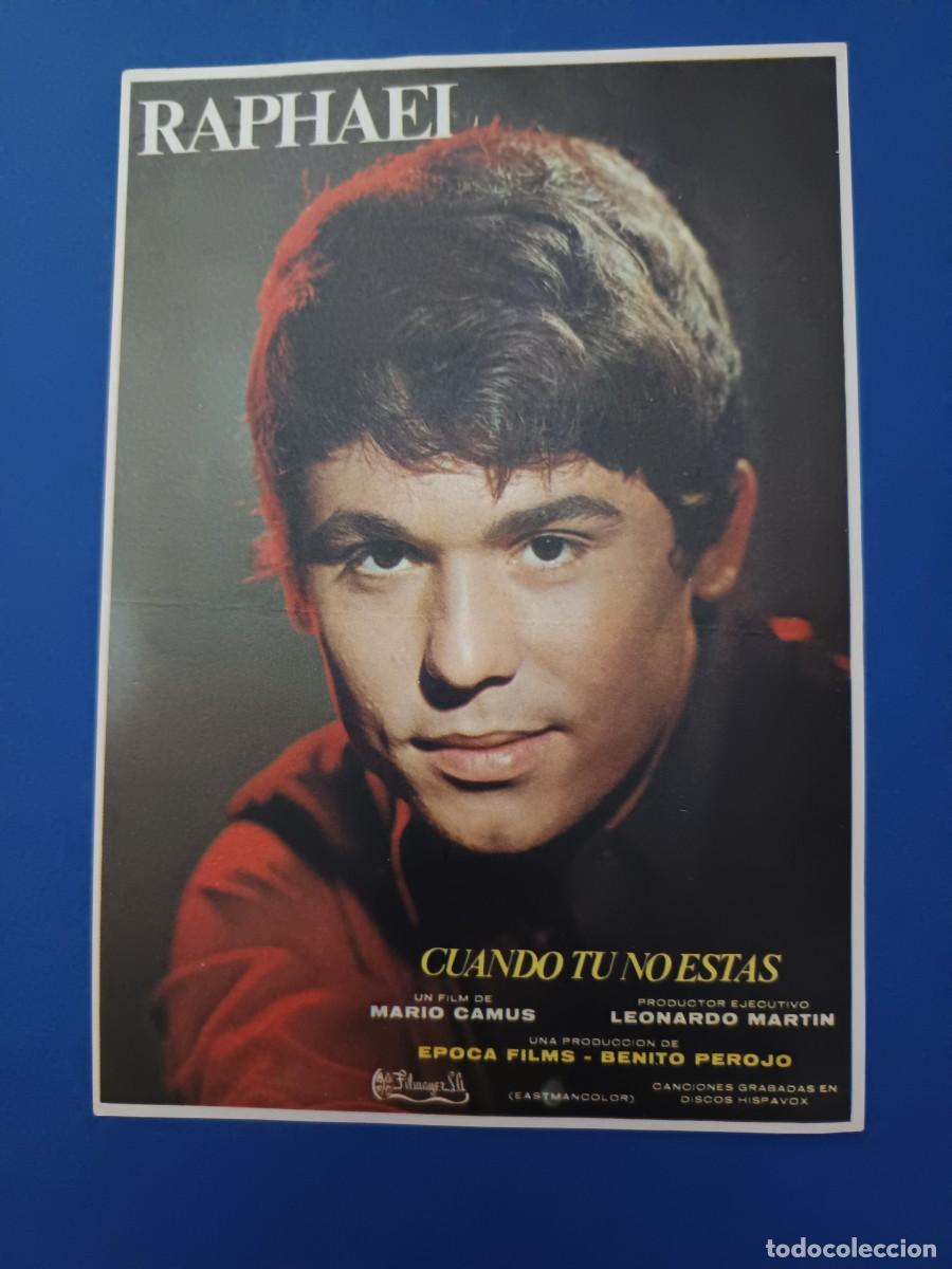 Cine: PROGRAMA DE CINE CUANDO TU NO ESTAS RAPHAEL - Foto 1