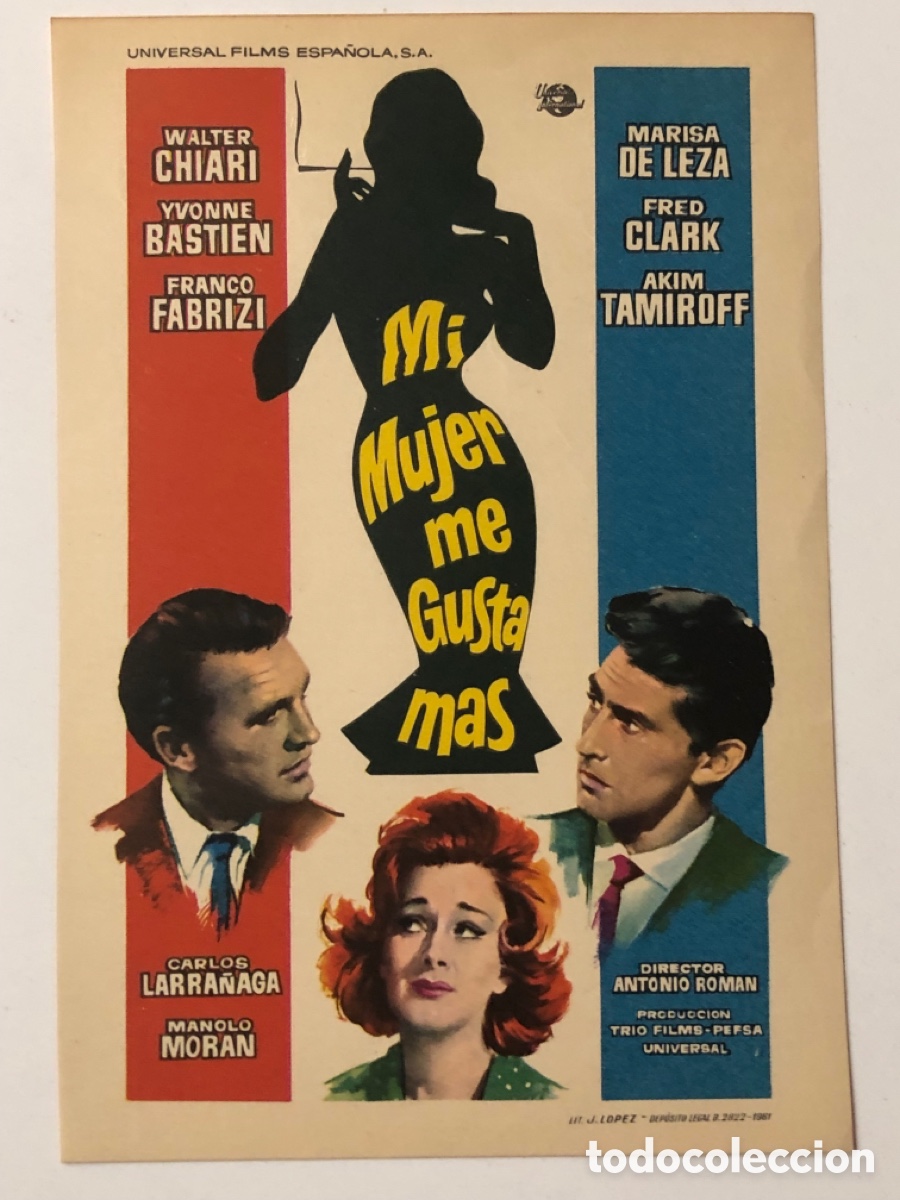 Cine: Programa mi mujer me gusta m&aacute;s walter chiari A24G2 - Foto 1