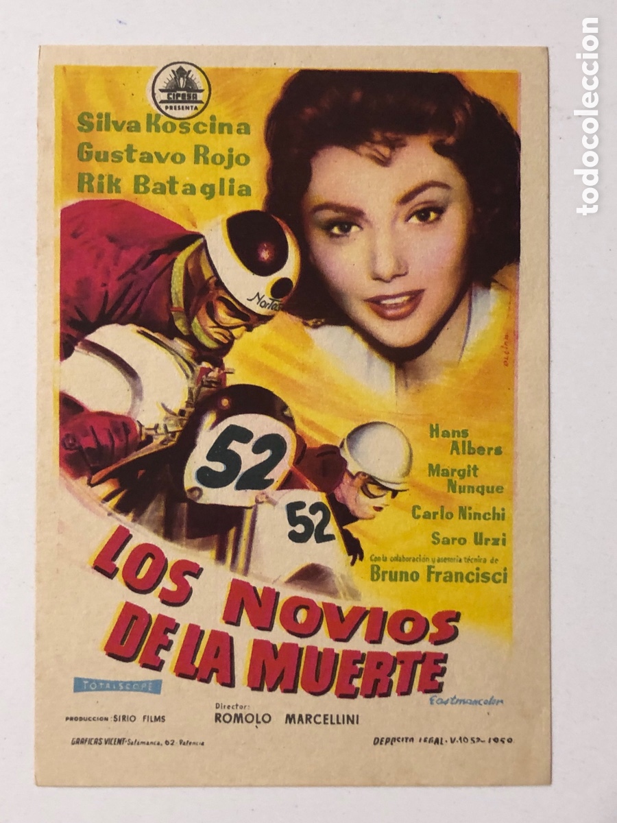 Cine: Programa Cifesa los novios de la muerte Silva koscina A24 - Foto 1