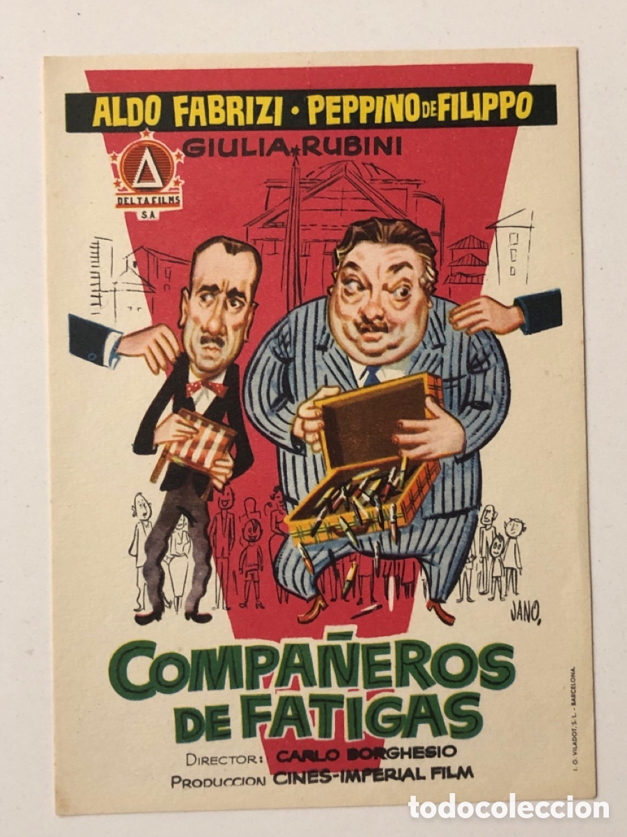 Cine: Programa compa&ntilde;eros de fatigas Aldo Fabrizi A24 - Foto 1
