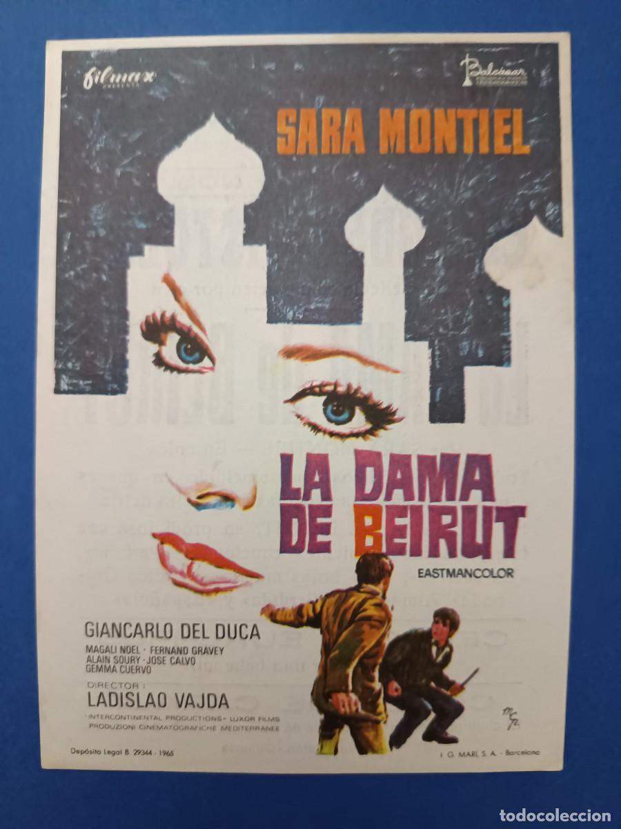 Cine: PROGRAMA DE CINE LA DAMA DE BEIRUT SARA MONTIEL - Foto 1