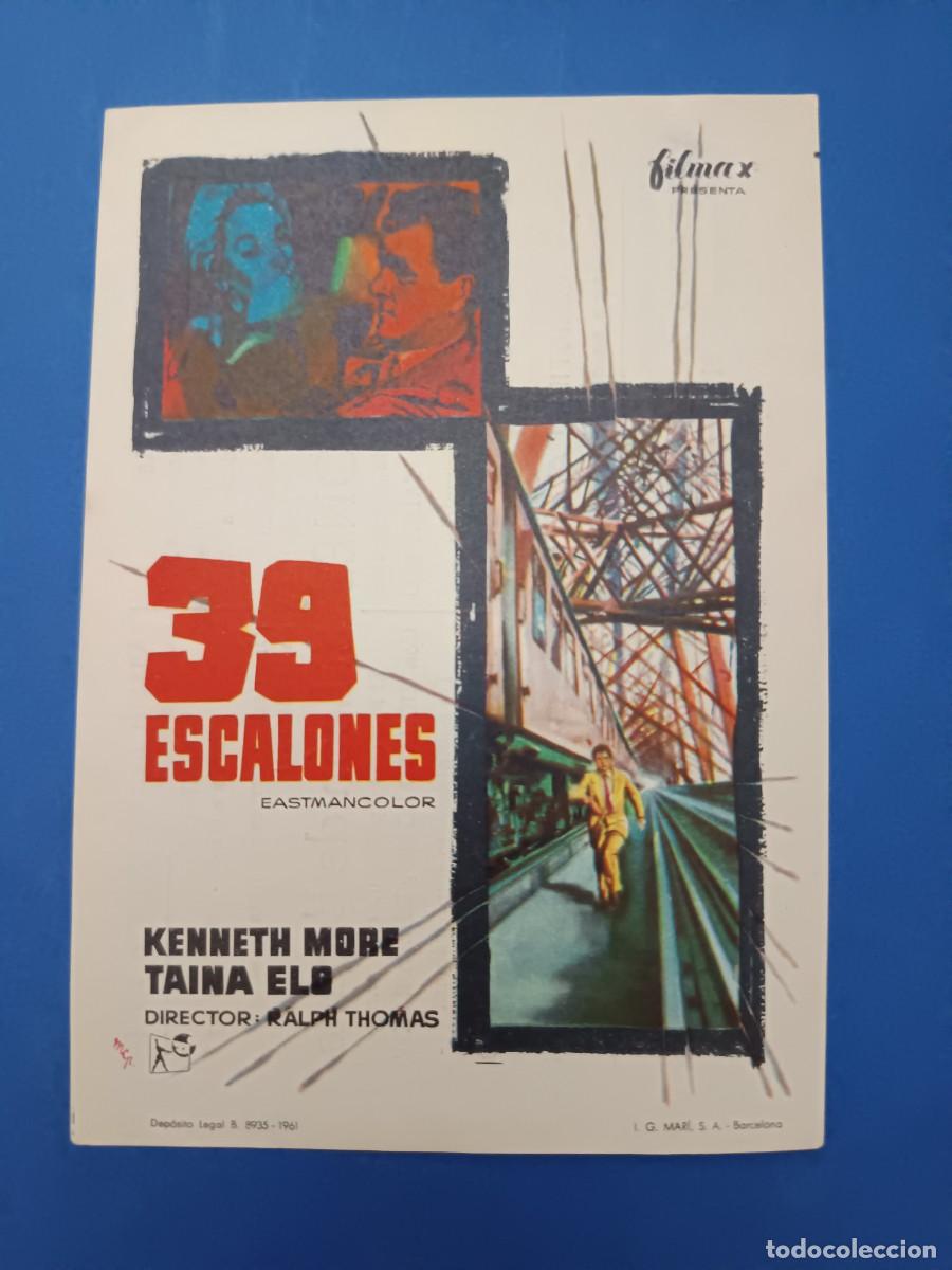 Cine: PROGRAMA DE CINE 39 ESCALONES KENNETH MORE - Foto 1