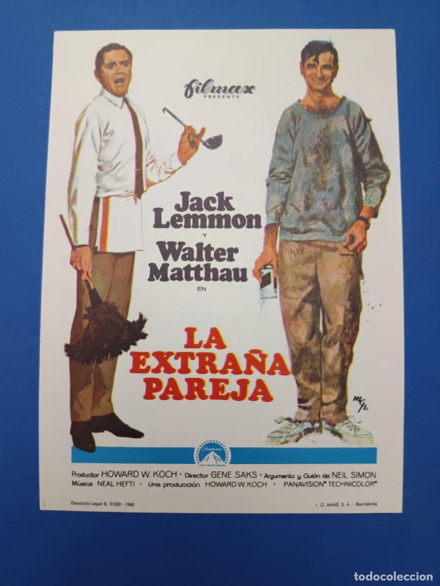 Cine: PROGRAMA DE CINE LA EXTRA&Ntilde;A PAREJA JACK LEMMON - Foto 1