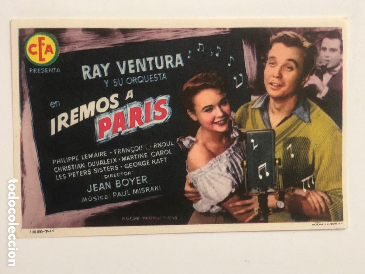 Cine: Programa iremos a paris Ray ventura A24 - Foto 1