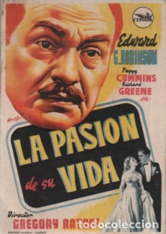 Cine: PROGRAMA DE CINE: LA PASION DE SU VIDA PC-10710 - Foto 1