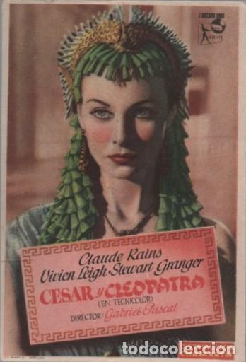 Cine: PROGRAMA DE CINE: CESAR Y CLEOPATRA PC-10717 - Foto 1