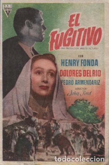 Cine: PROGRAMA DE CINE: EL FUGITIVO PC-10718 - Foto 1