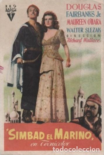 Cine: PROGRAMA DE CINE: SIMBAD EL MARINO PC-10727 - Foto 1