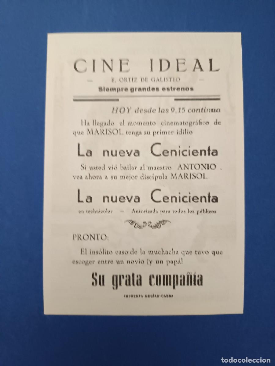 Cine: PROGRAMA DE CINE LA NUEVA CENICIENTA MARISOL - Foto 2