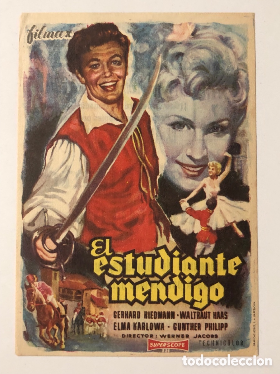 Cine: Programa el estudiante mendigo con publicidad gran cinema santander A24 - Foto 1