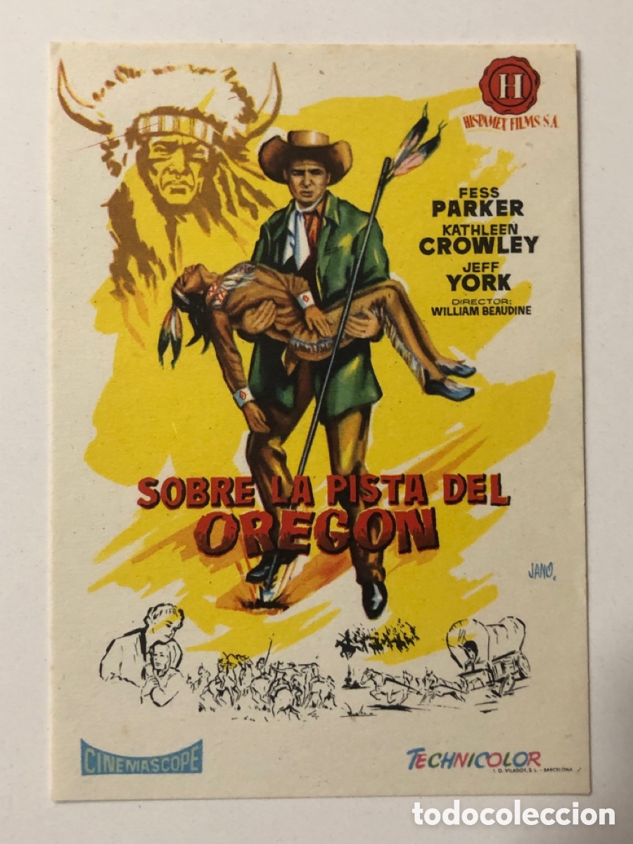 Cine: Programa sobre la pista del oregon Fess Parker A23 - Foto 1