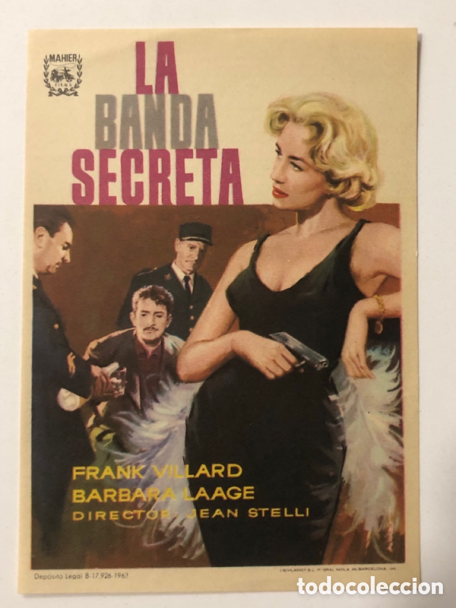 Cine: Programa la banda secreta Frank Villard A23 - Foto 1