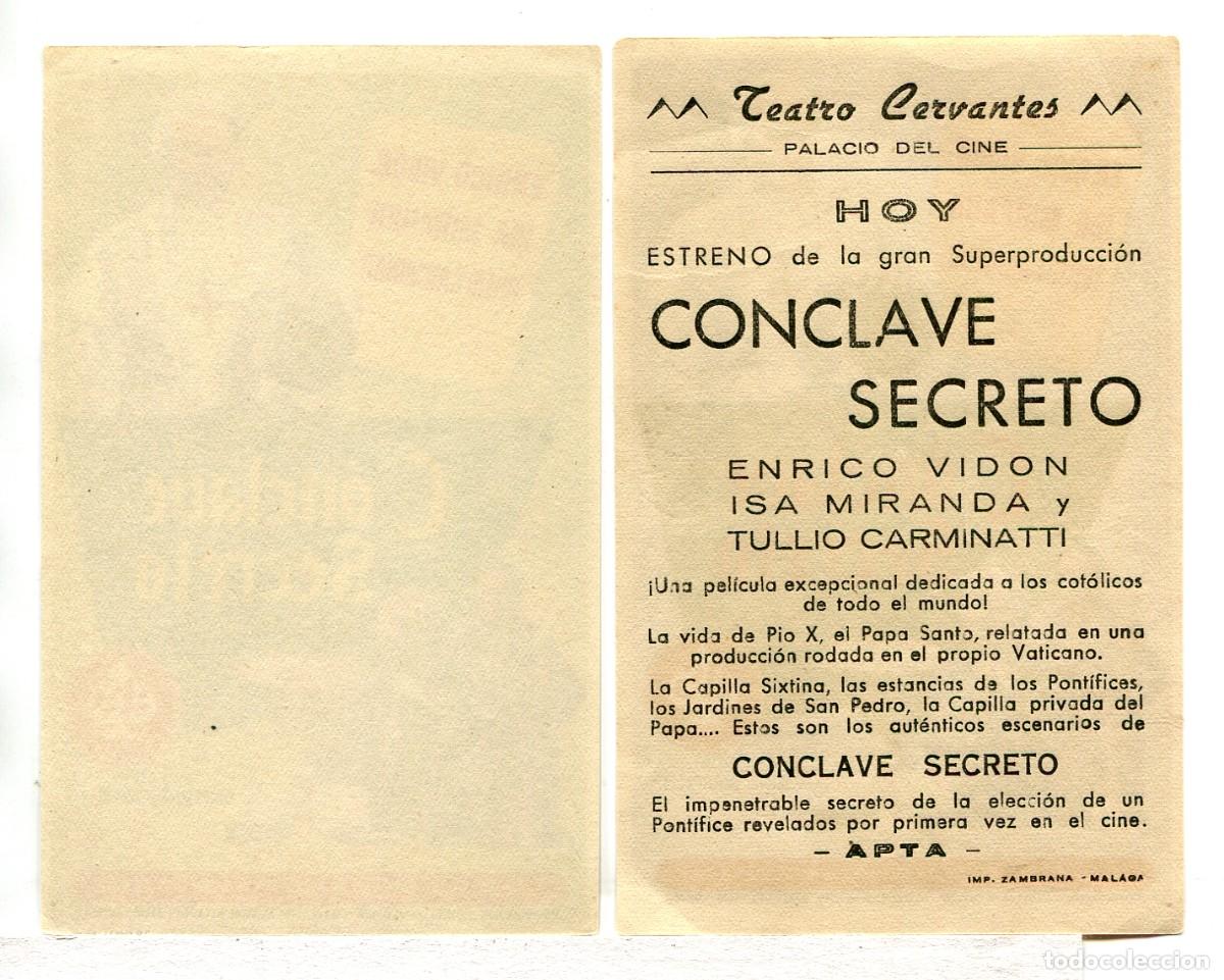 Cine: C&Oacute;NCLAVE SECRETO, con Isa Miranda. - Foto 2