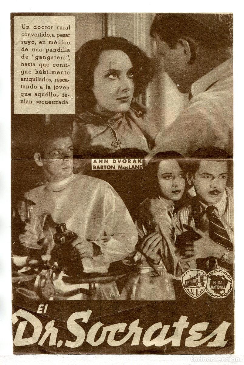 Cine: EL DR. SOCRATES, con Paul Muni. - Foto 1