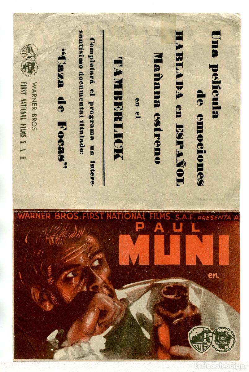 Cine: EL DR. SOCRATES, con Paul Muni. - Foto 2