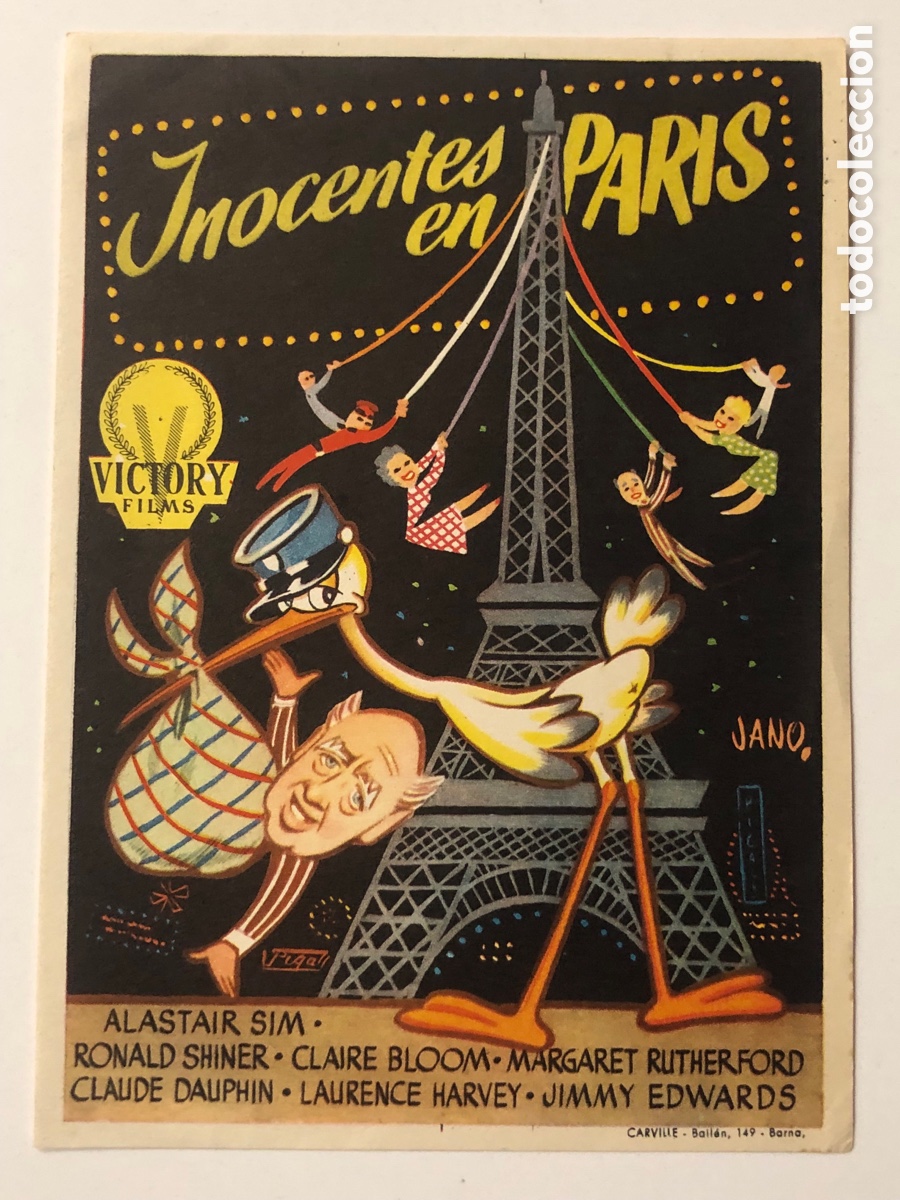 Cine: Programa inocentes en paris alastair Sim A24G1 - Foto 1
