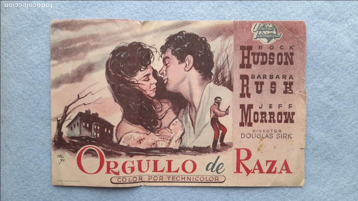Cine: Orgullo de Raza. Rock Hudson. Barbara Rush. Jeff Morrow. - Foto 2