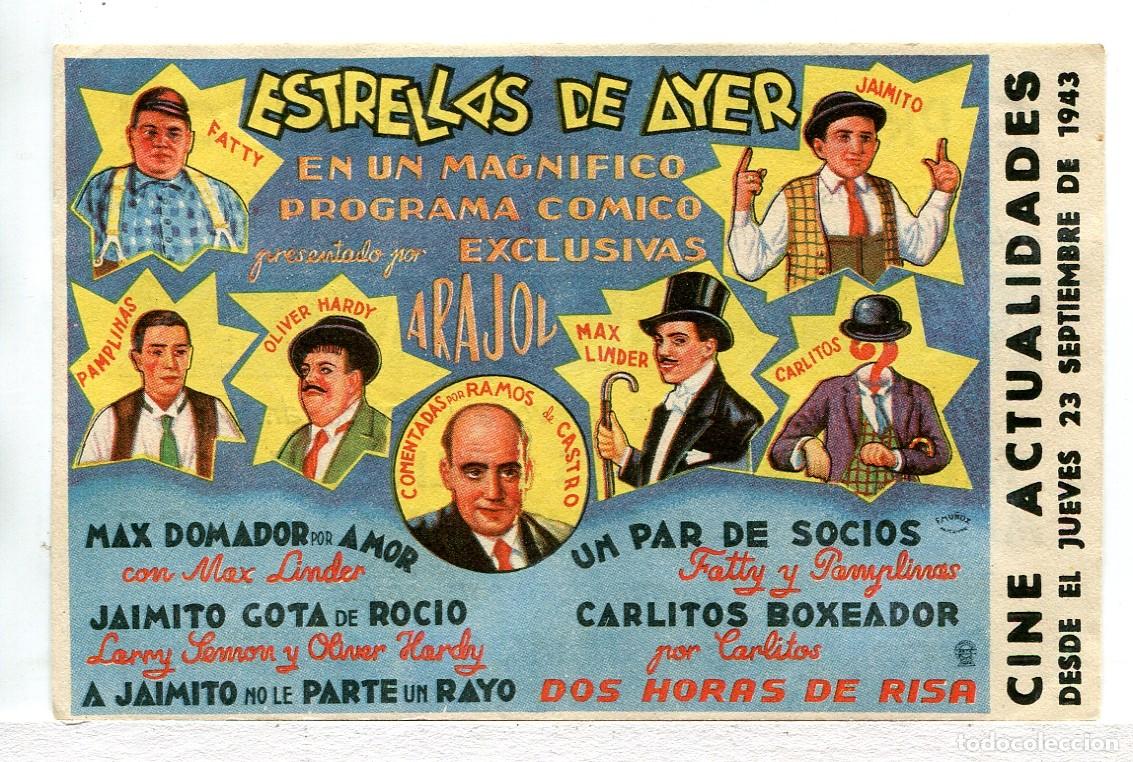 Cine: ESTRELLAS DE AYER, con Max Linder, Jaimito, etc.. - Foto 1