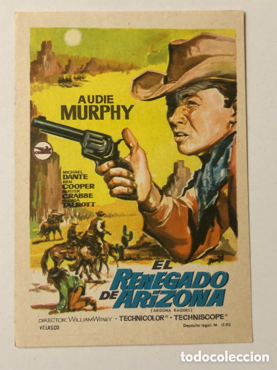 Cine: Programa el renegado de Arizona Audie Murphy A21 - Foto 1